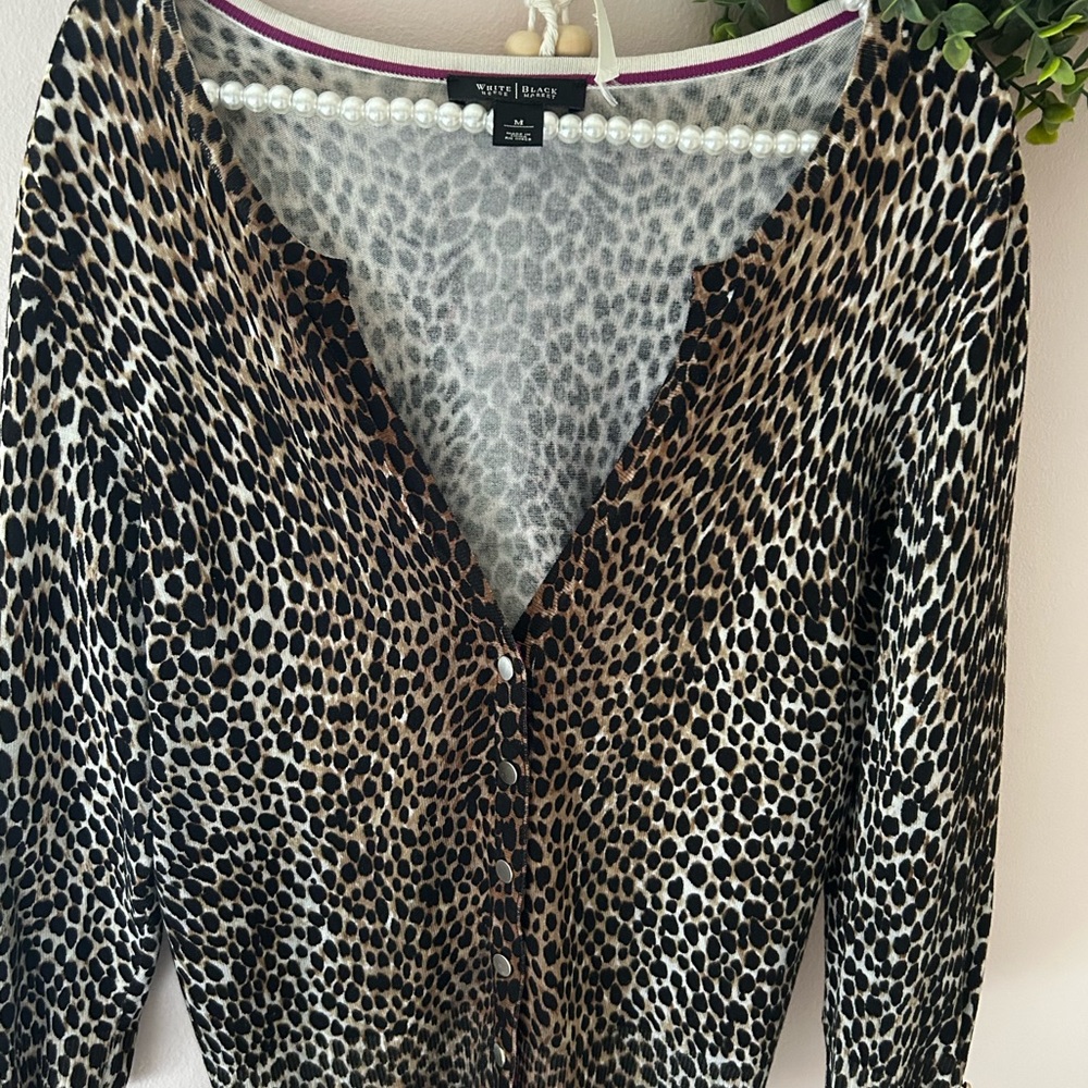 White / Black House Market sweater